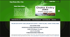 Desktop Screenshot of eazyhomejobs.com